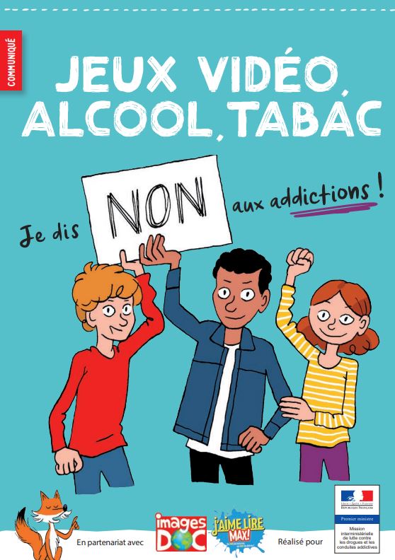 Couverture du livret "Je dis NON aux addictions"