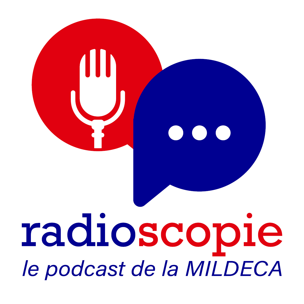 Logo radioscopie - le podcast de la MILDECA