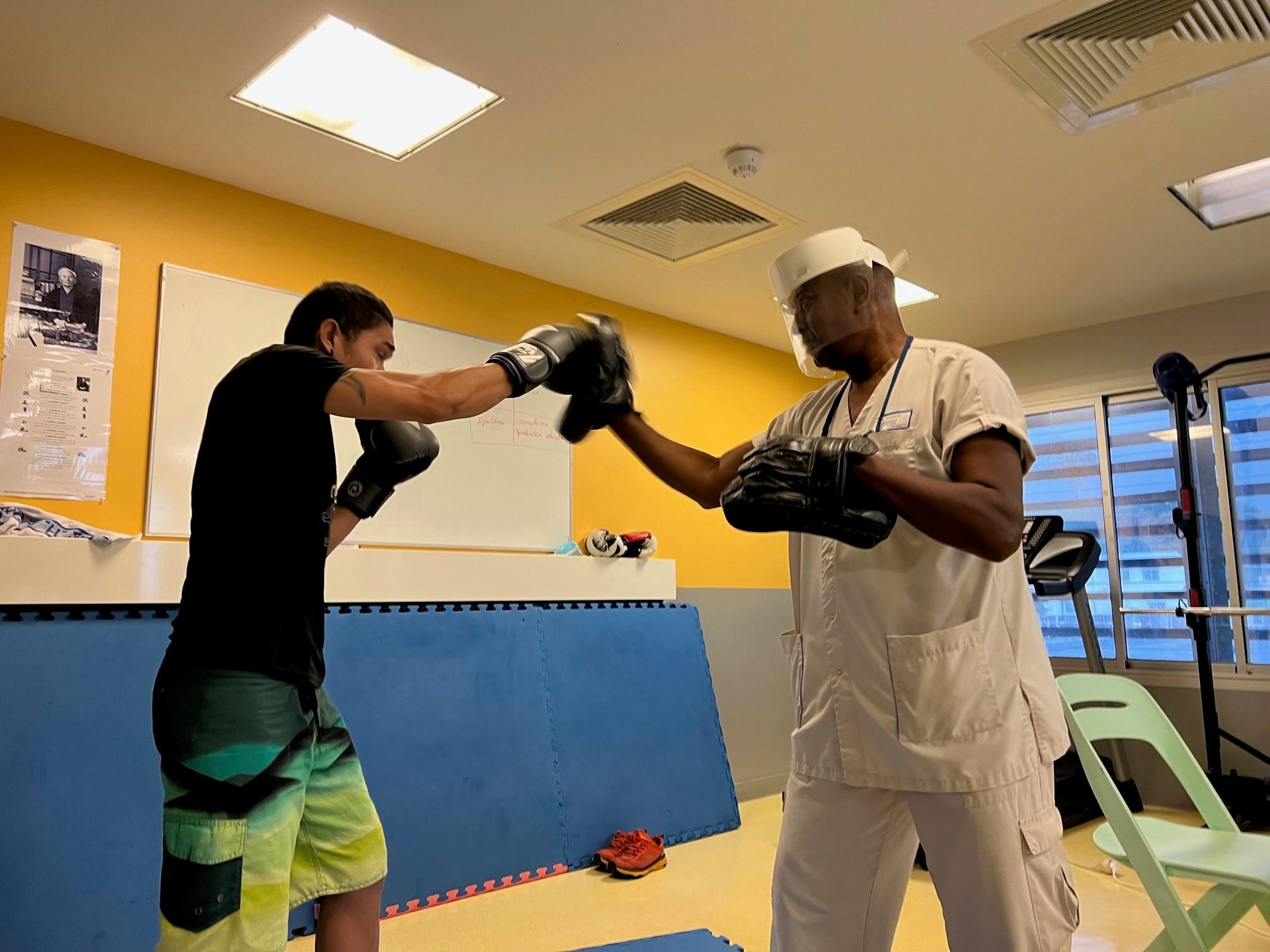 Cours de boxe