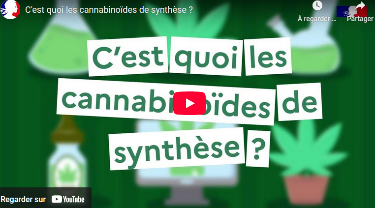 Image de la vidéo sur les cannabinoïdes de synthèse