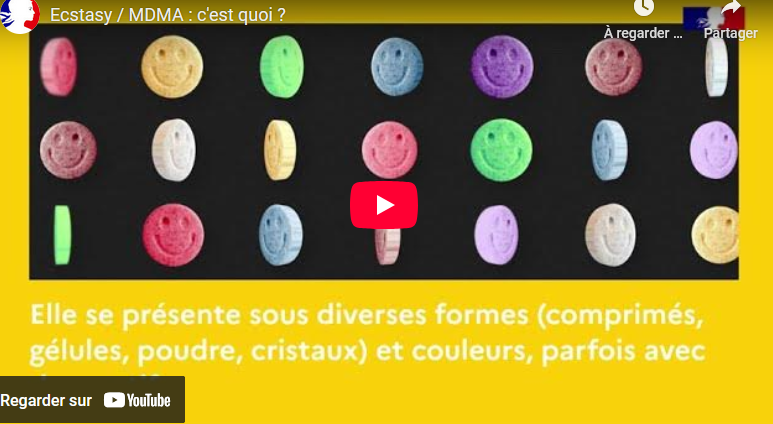 Image vidéo ecstasy/MDMA