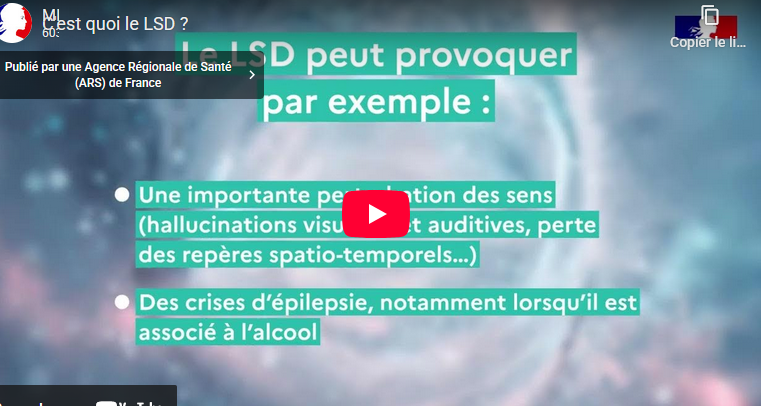 Image de la vidéo sur le LSD